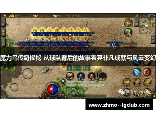 魔力鸟传奇揭秘 从球队背后的故事看其非凡成就与风云变幻